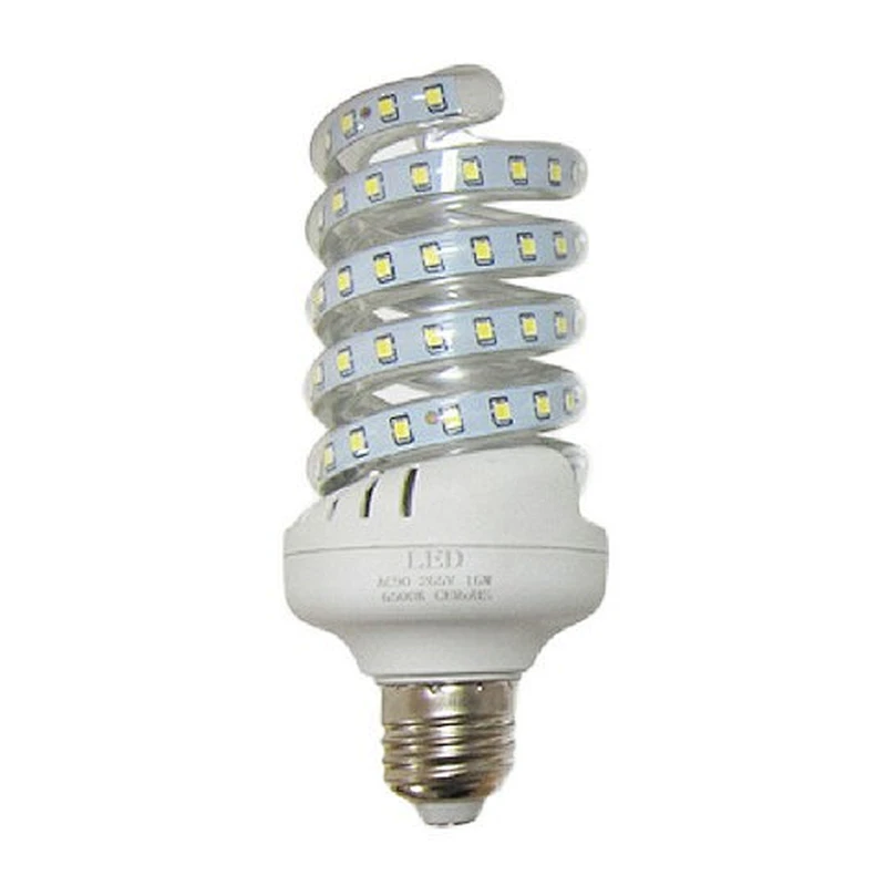 2022 gran oferta 2U 3U espiral Led CFL 16W 25W lámpara de bombilla de maíz con el mejor precio