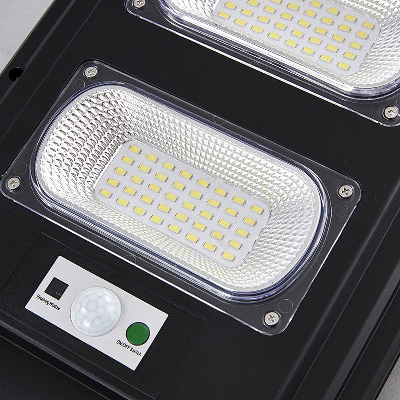 Luz de calle LED solar con control remoto IP65 30W 90W 60W Todo en uno Luz de calle LED solar para jardín al aire libre