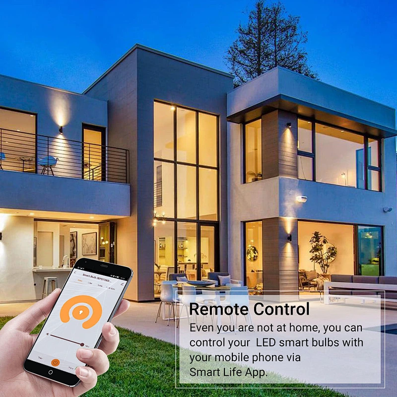 Blueswift RGB Smart WIFI Control 6W E27 16 millones de colores Lámpara de filamento LED regulable Luces de bombilla