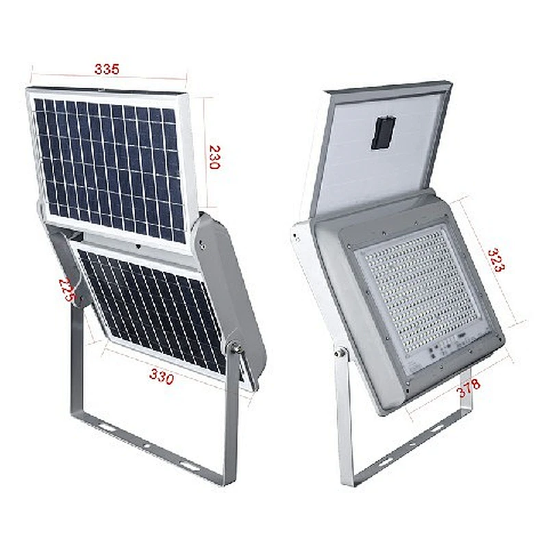 Luz de inundación solar plegable 200w 800w LED de la prenda impermeable IP65 de la iluminación al aire libre del alto brillo de China