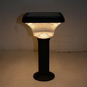 8W impermeable IP44 Super Right High Lumen Garden Lighting al aire libre Solar Led Lawn Bolardo Pathway Light