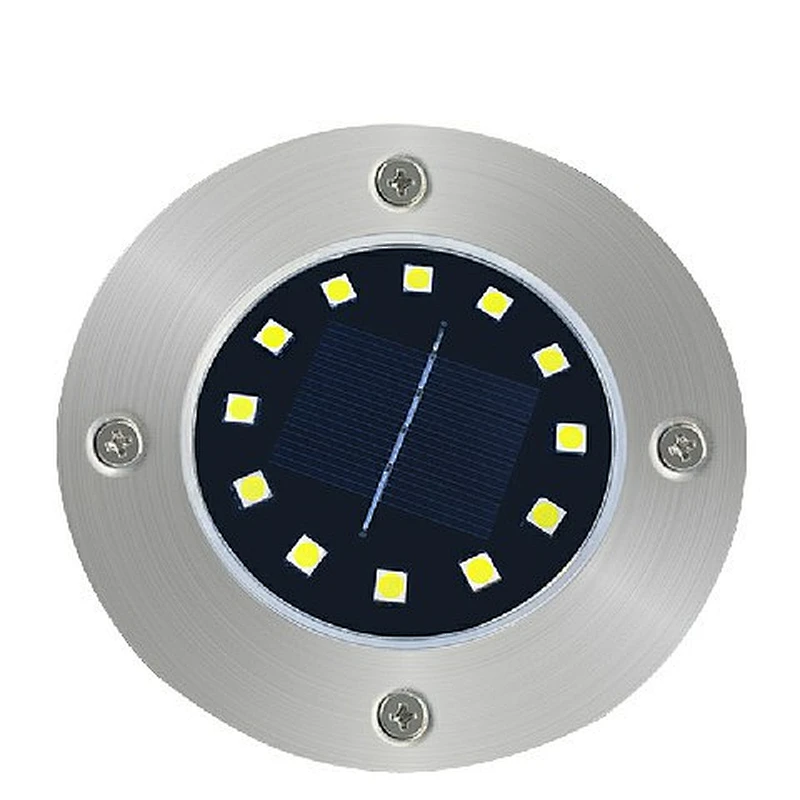 2022 gran oferta 8 Auto On/Off seguridad nocturna disco alimentado colorido Led jardín luz pasarela al aire libre luces solares de tierra