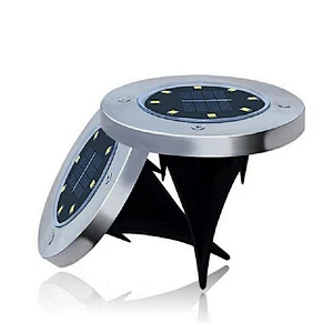 2022 gran oferta 8 Auto On/Off seguridad nocturna disco alimentado colorido Led jardín luz pasarela al aire libre luces solares de tierra