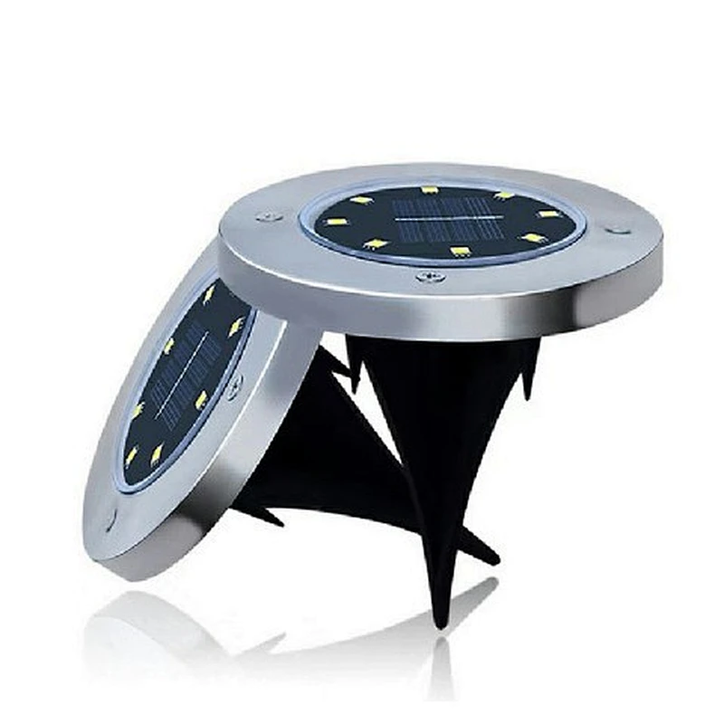 2022 gran oferta 8 Auto On/Off seguridad nocturna disco alimentado colorido Led jardín luz pasarela al aire libre luces solares de tierra