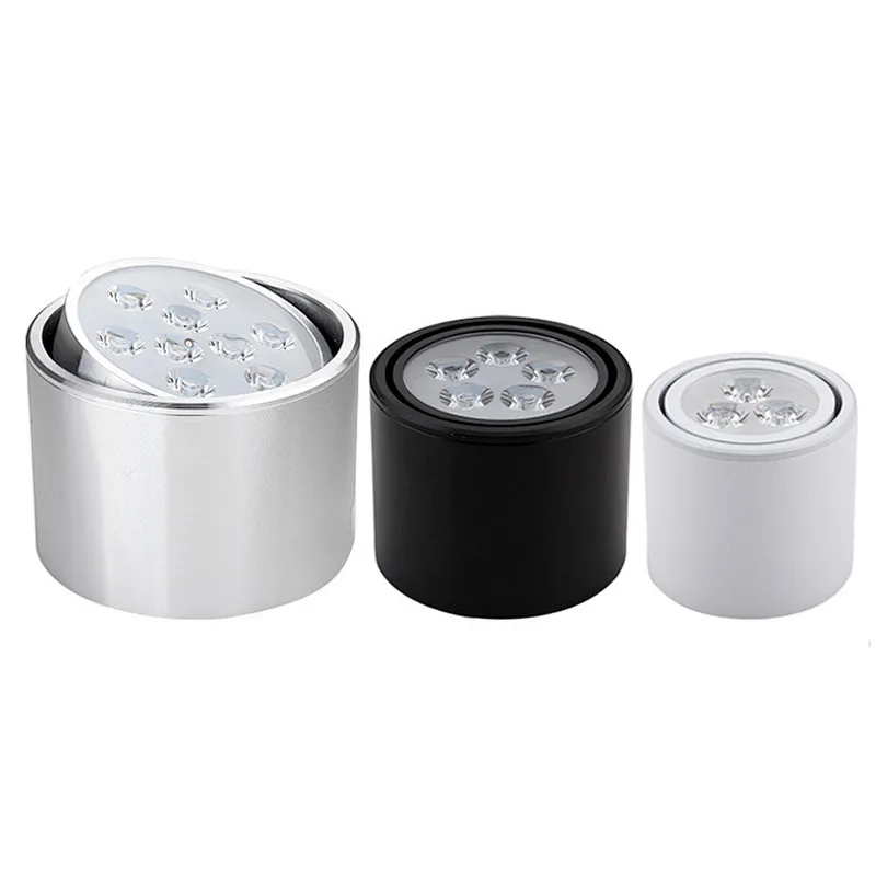 Downlight comercial de alta calidad COB Montaje en superficie Downlight LED industrial 9w