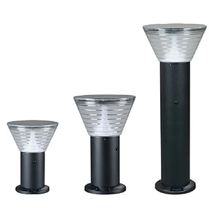 Todo en uno luces llevadas solares decorativas al aire libre del jardín de la prenda impermeable 5w del aluminio IP65