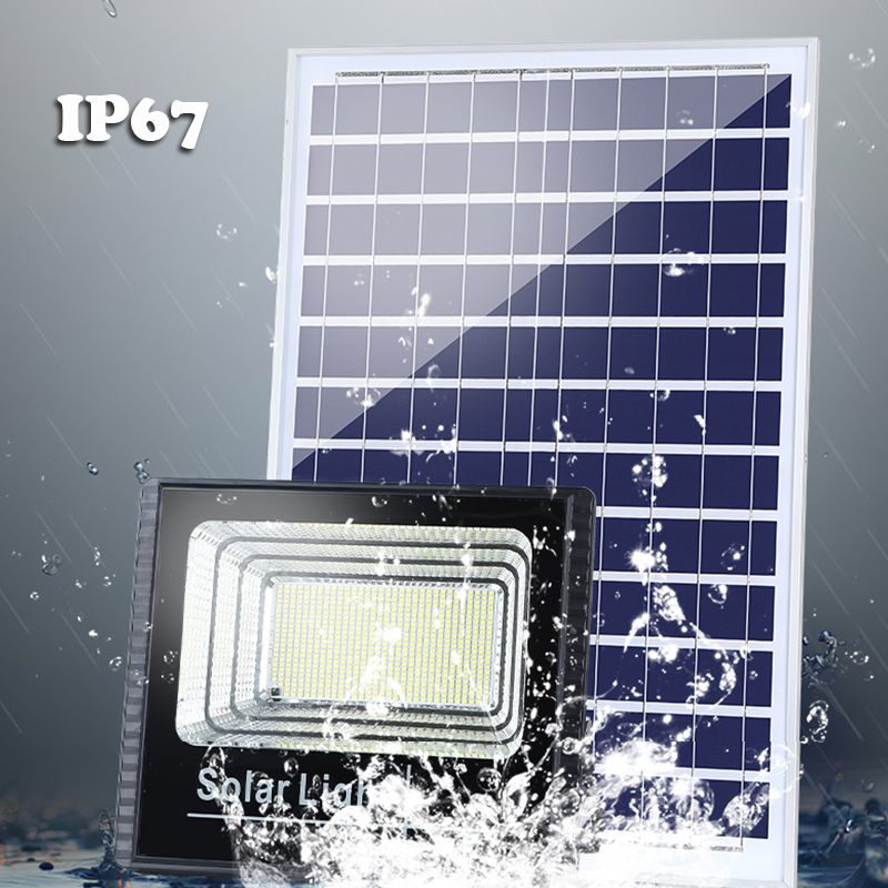 Solar power outdoor floodlight 10w 100w 200w outdoor reflector