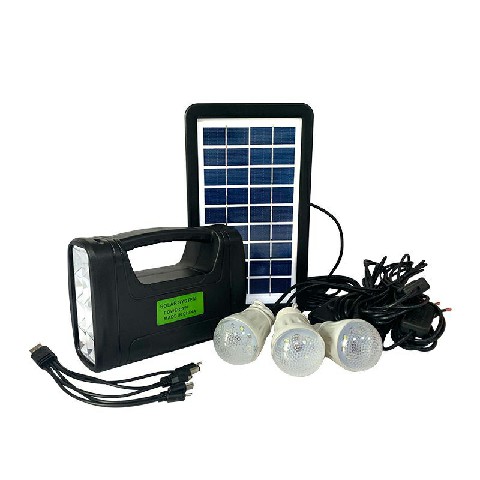 China factory new 3W portable solar flashlight solar generator solar system