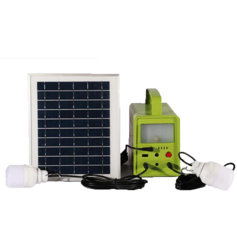 mini sistema solar 30W Home Generation System, con panel solar de 6W
