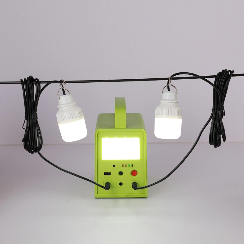 mini sistema solar 30W Home Generation System, con panel solar de 6W