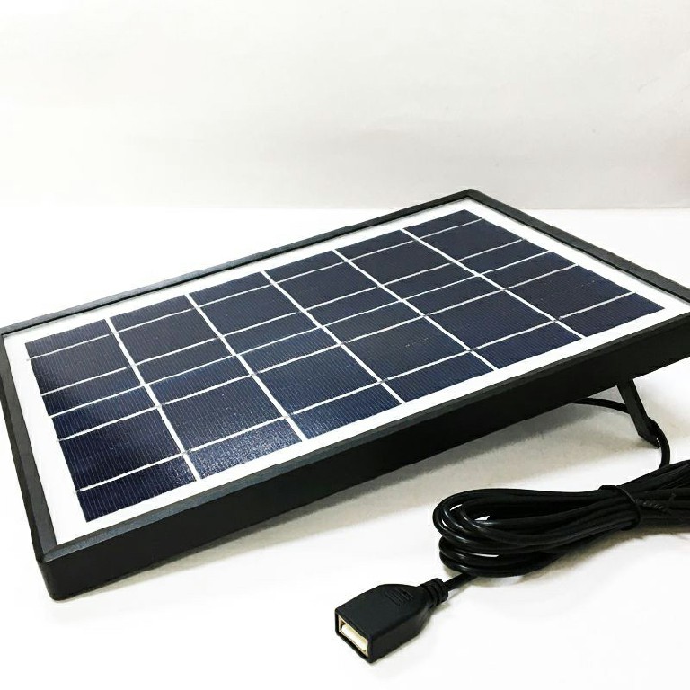 6W polycrystalline silicon solar direct charging board outdoor photovoltaic power supply system portable charging board
