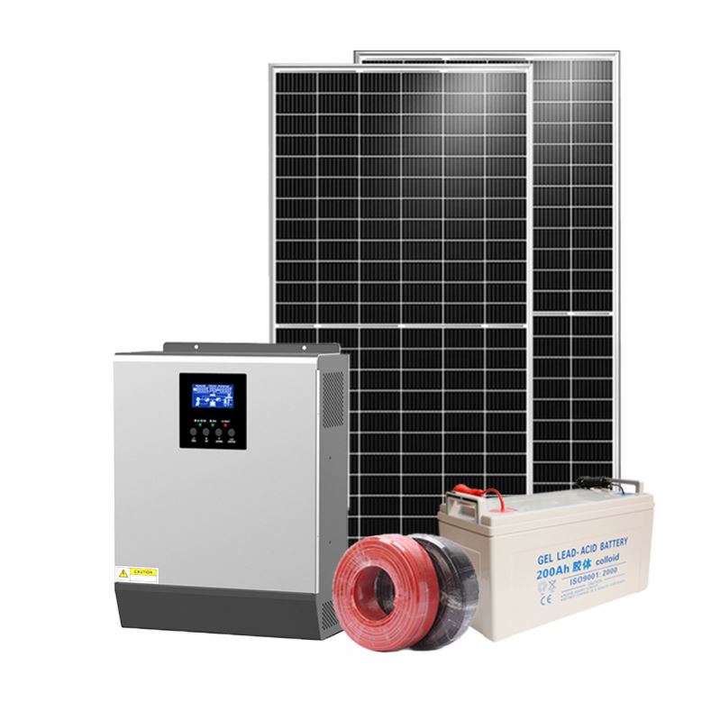 10kw Off Grid Solar System Photovoltaic Panel System 3KW 5KW 10KW Home Solar System