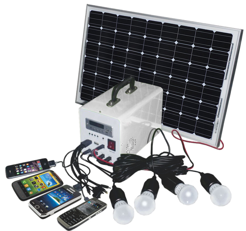 mini portable home 12v DC solar lighting system 10w 30w ups portable home mp3 lighting solar for indoor and outdoor camping kit