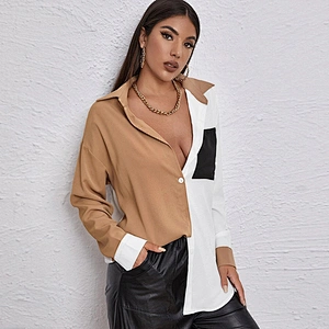 women's fashion loose casual top Blouses