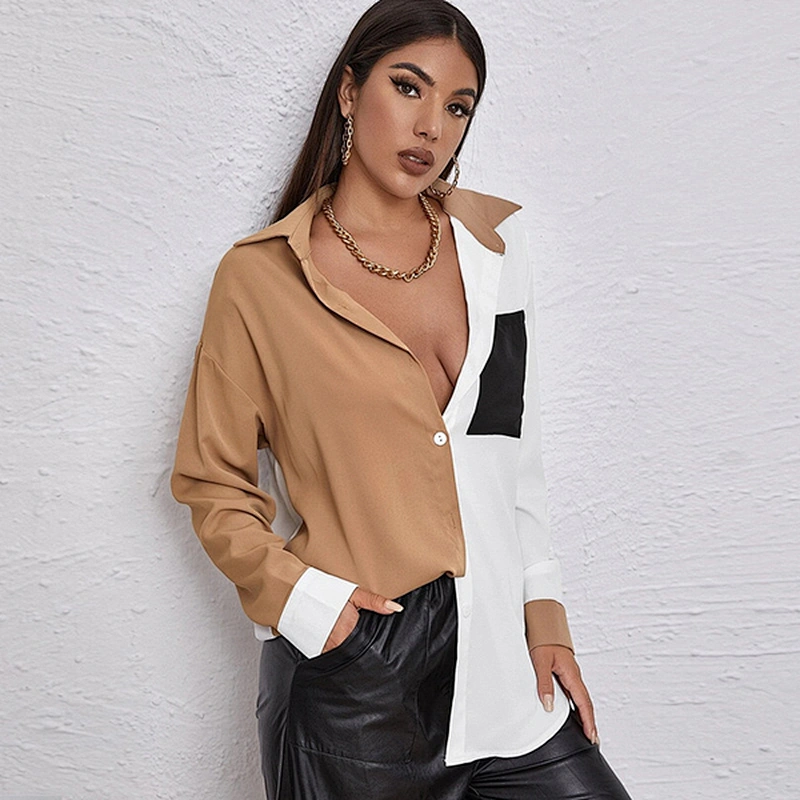 women's fashion loose casual top Blouses