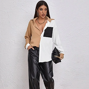 women's fashion loose casual top Blouses