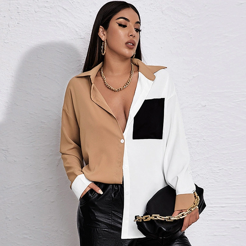 women's fashion loose casual top Blouses
