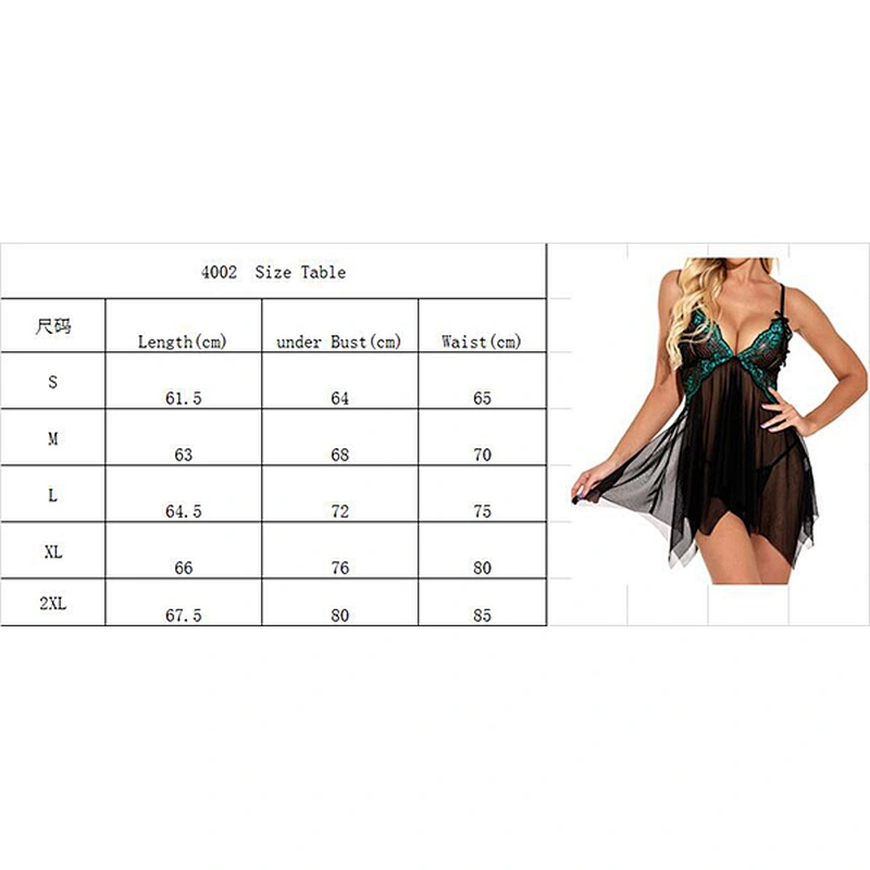 women's casual lace embroidery sexy lingerie