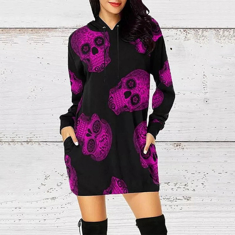 women's casual pullover printed pattern sweatshirt