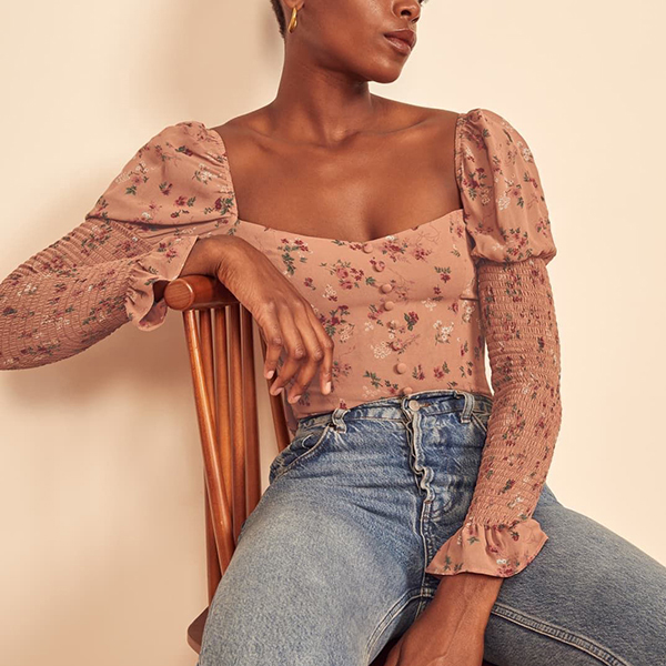 women's fashion loose casual top Blouses