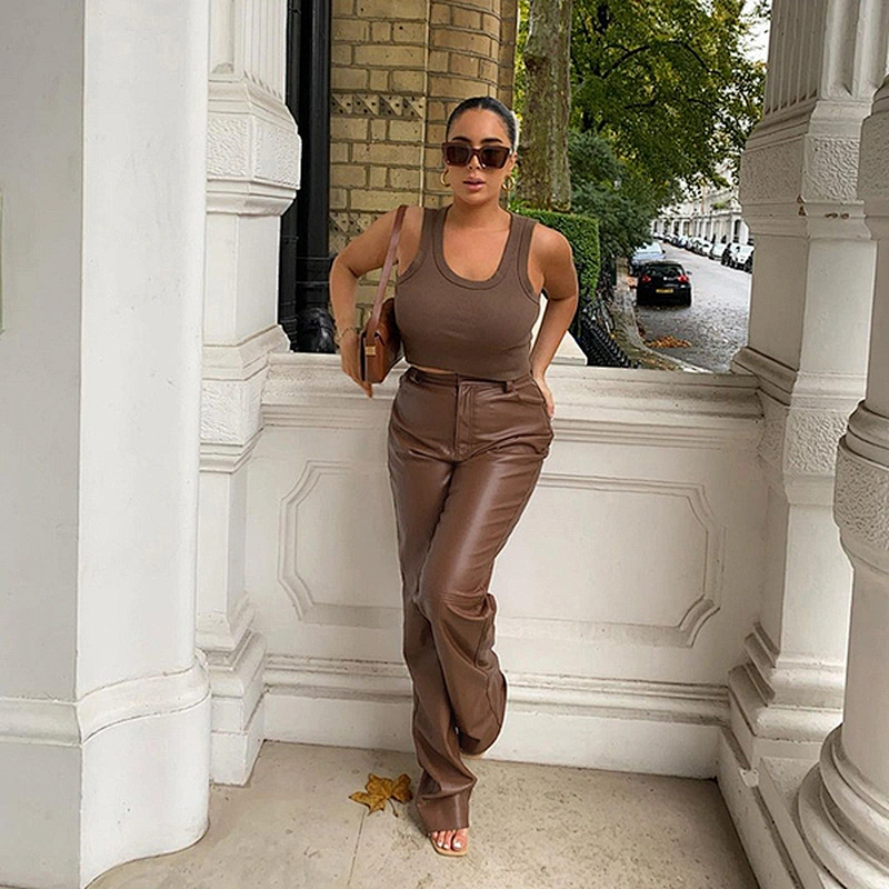 women's casual fashion all match pants