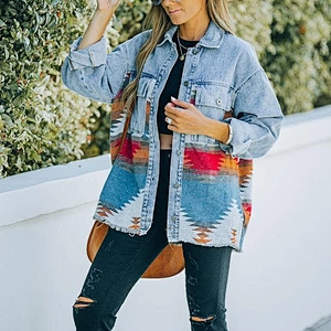 women's casual pullover printed pattern sweatshirt