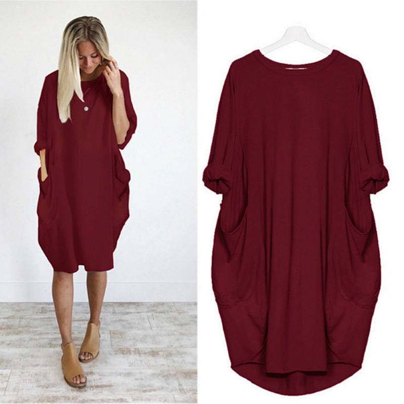 women's fashion casual printed dress