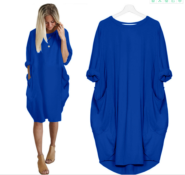 women's fashion casual printed dress