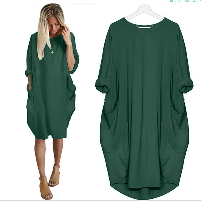 women's fashion casual printed dress