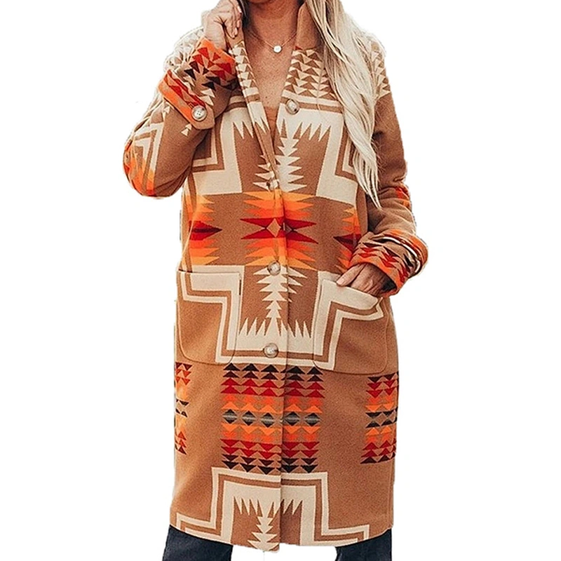 women's fashion casual long cape coat