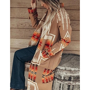 women's fashion casual long cape coat