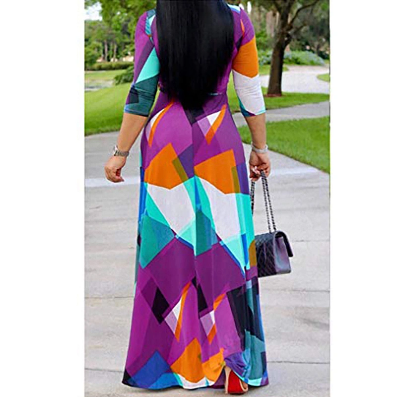 women's fashion casual printed dress