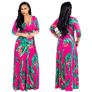women's fashion casual printed dress