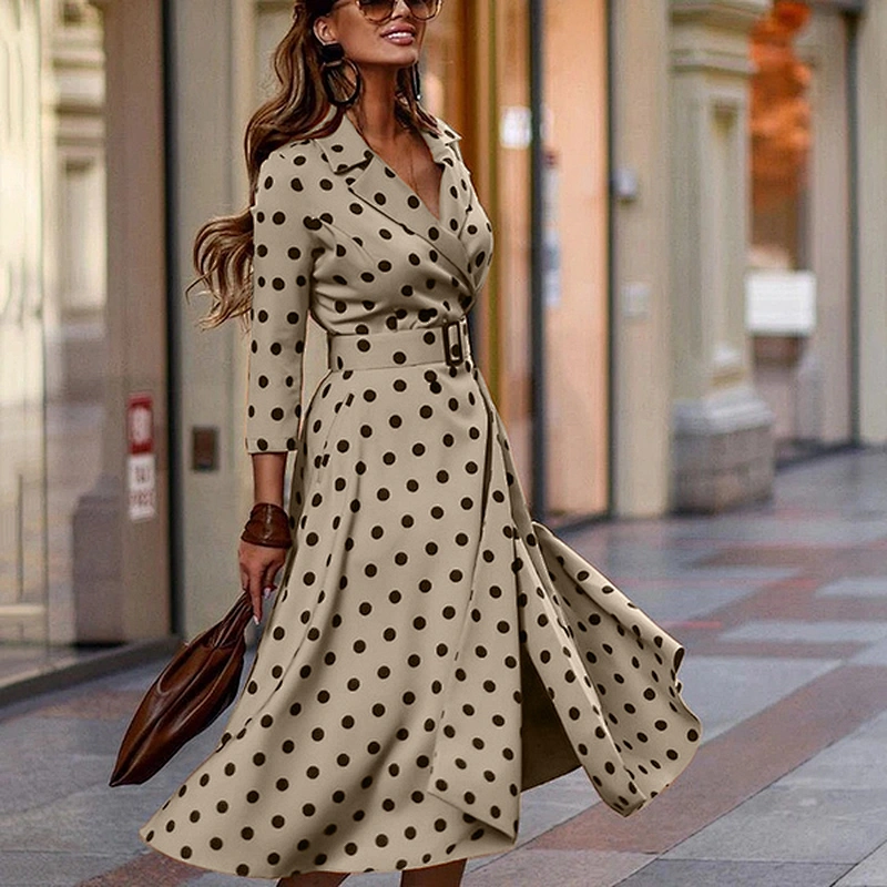 women's fashion casual printed dress
