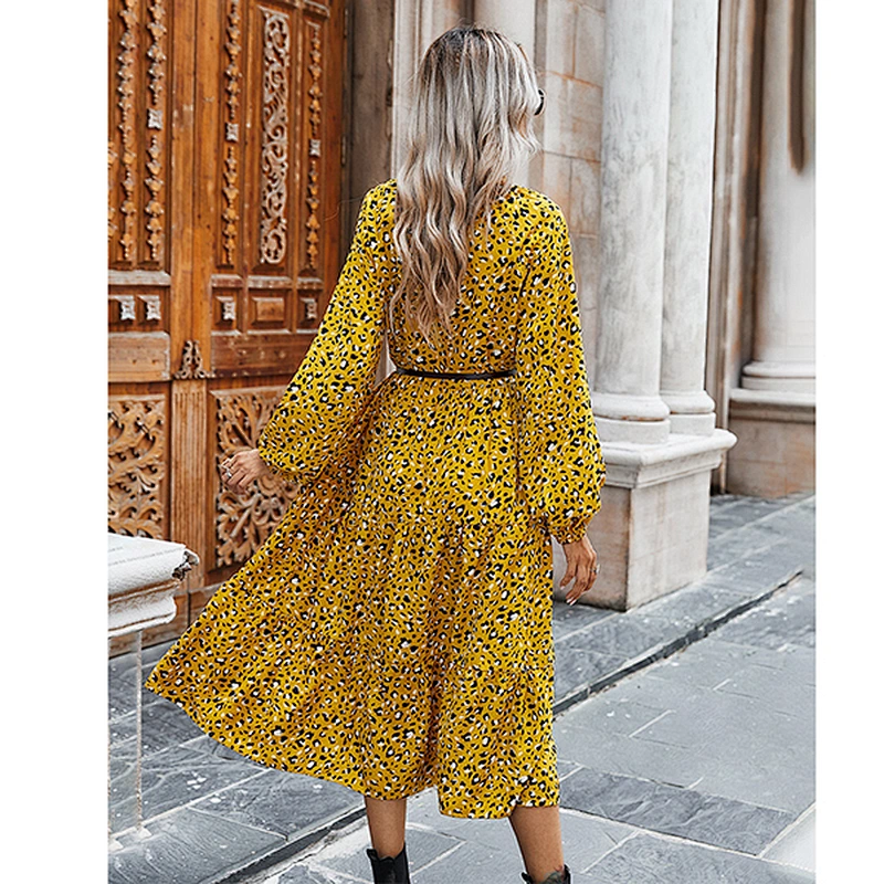 women's fashion casual printed dress