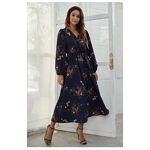 women's fashion casual printed dress