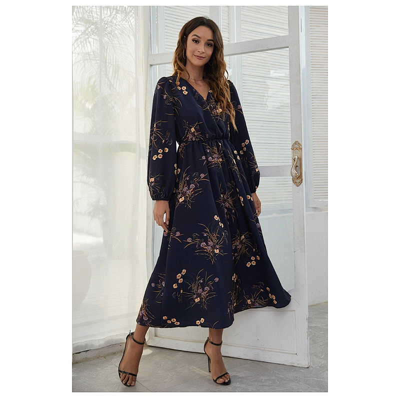 women's fashion casual printed dress