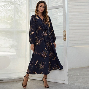 women's fashion casual printed dress