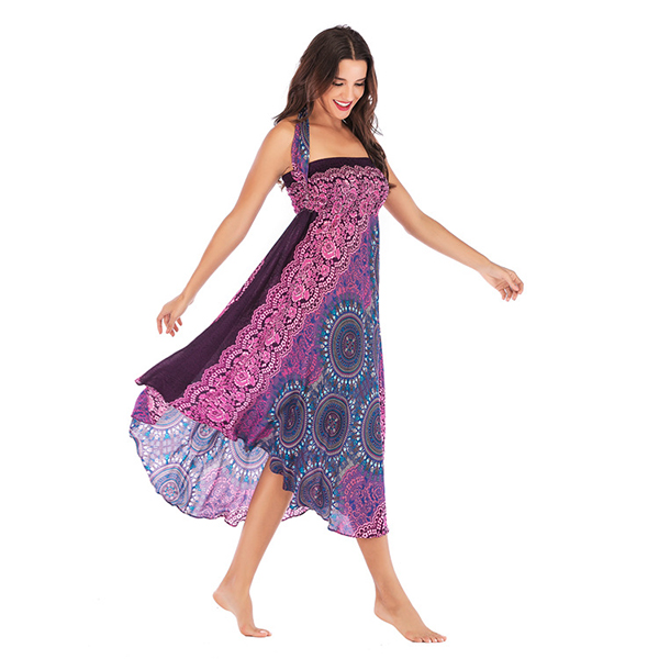women's fashion casual printed dress