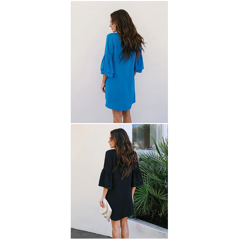 women's fashion casual printed dress