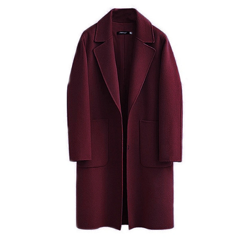 women's fashion casual long cape coat