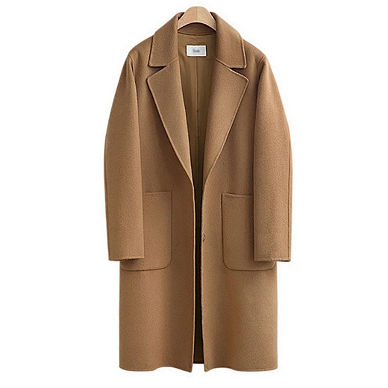 women's fashion casual long cape coat