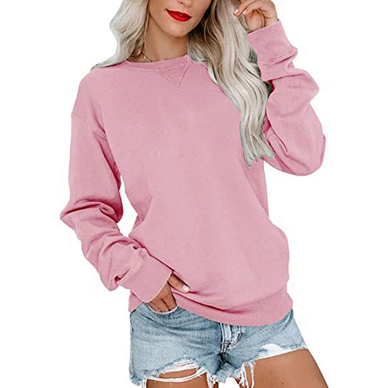 women's casual pullover printed pattern sweatshirt