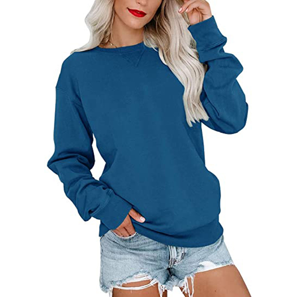 women's casual pullover printed pattern sweatshirt