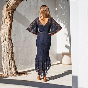 women's fashion casual printed dress