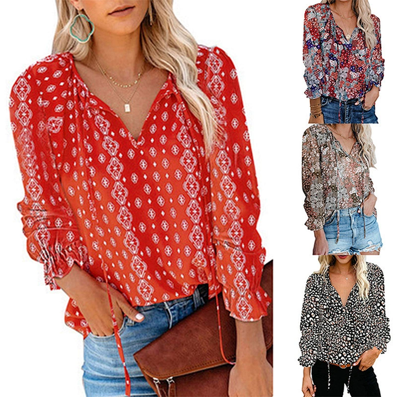 women's fashion loose casual top Blouses