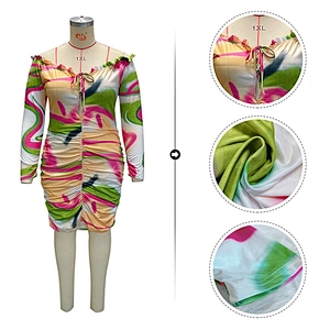 women's fashion casual printed dress