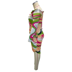women's fashion casual printed dress