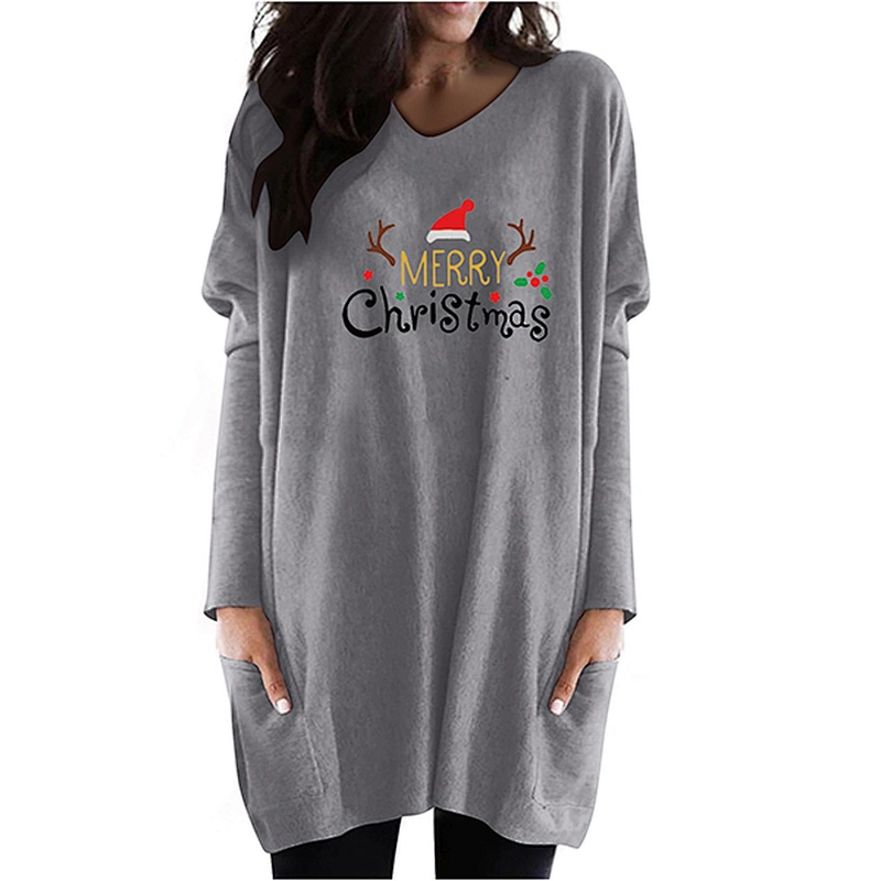 women's casual pullover printed pattern sweatshirt
