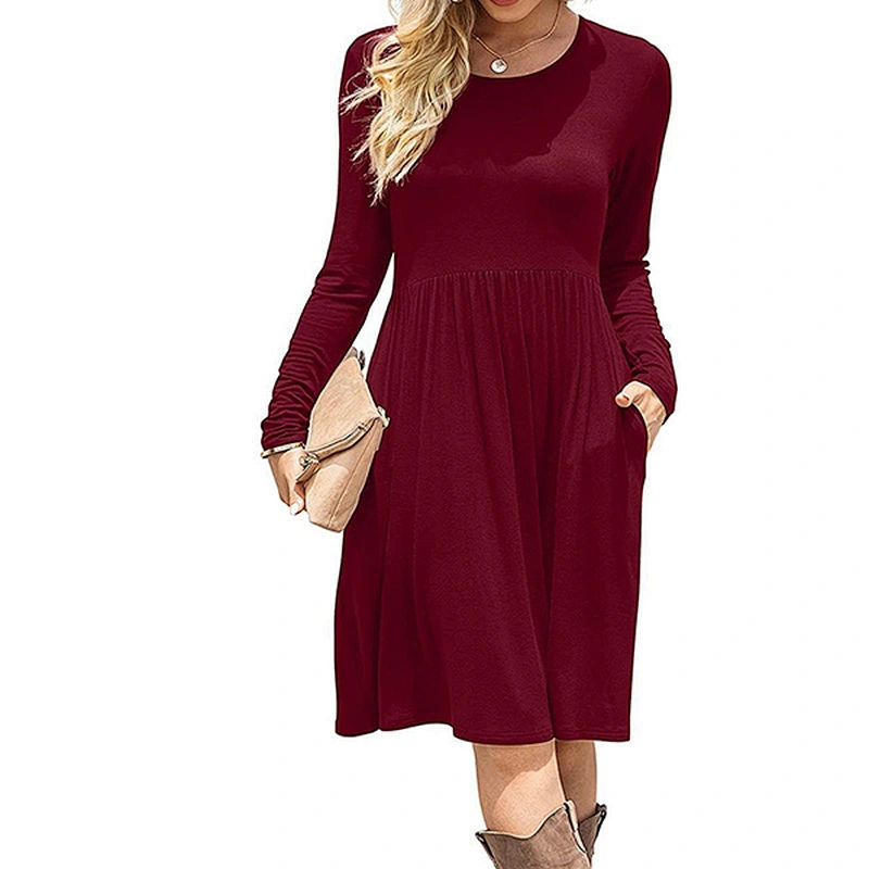 women's fashion casual printed dress